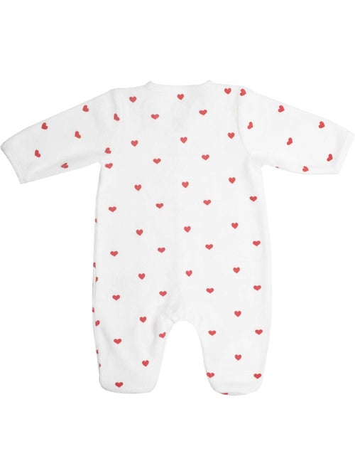 Tutina a maniche lunghe - cuori - Kiabi Tutina a maniche lunghe - cuori - Kiabi