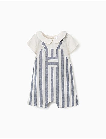 Tutina a righe in lino You&Me