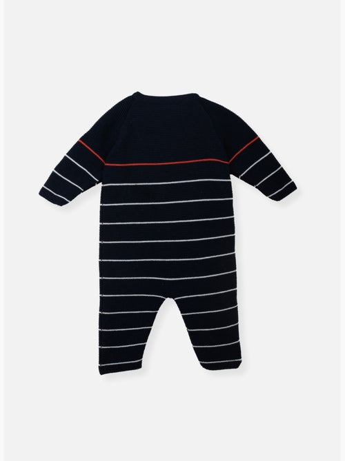 Tutina alla marinara neonato 50% cotone biologico 50% poliestere riciclato - Kiabi