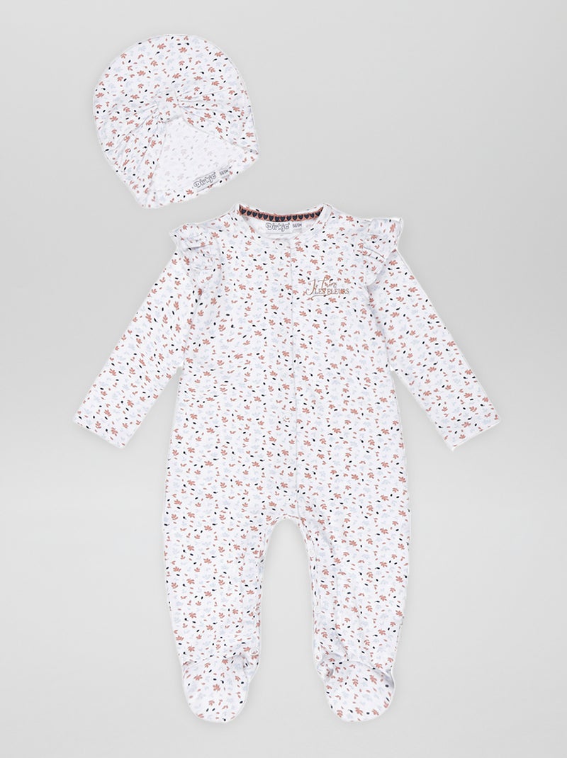 Sterntaler Berretto Per Bambini Con Fiori Sparsi: Morbido E Comodo - 6