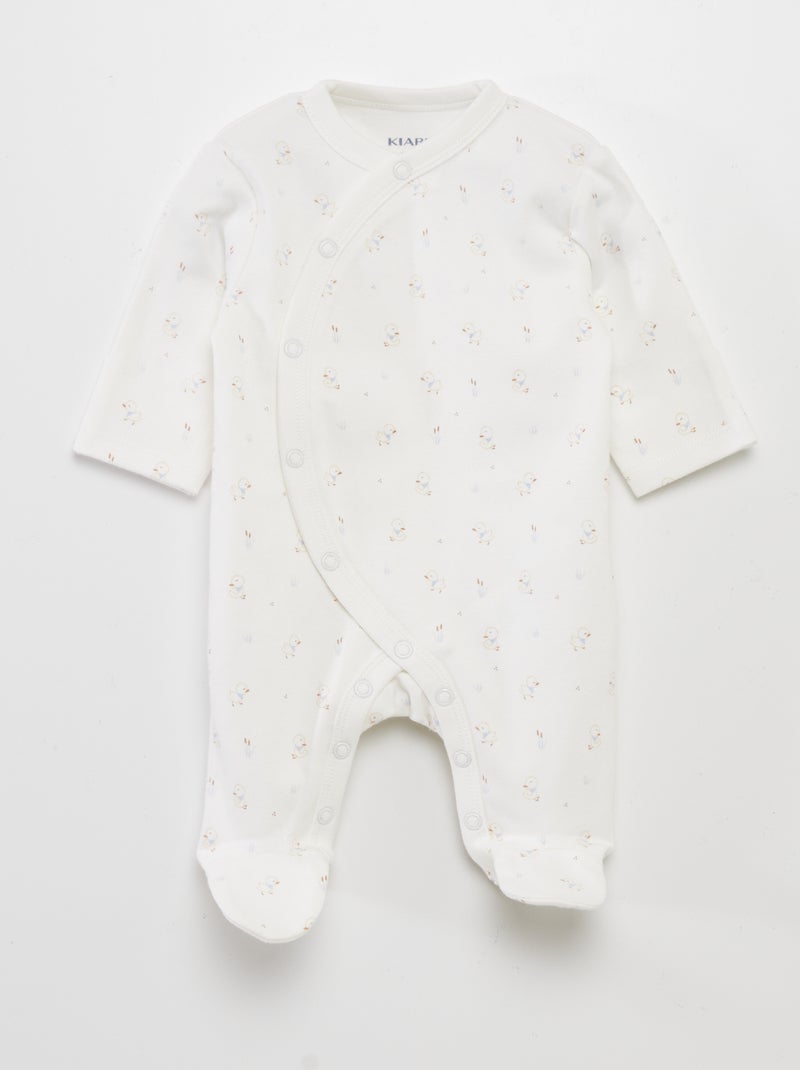 Tutina + body - 2 pezzi BIANCO - Kiabi