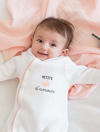 Tutina con apertura frontale in velluto