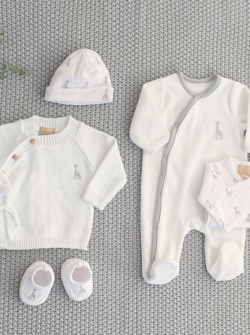 Tutina con apertura incrociata - Sophie La Girafe® Bianco - Kiabi