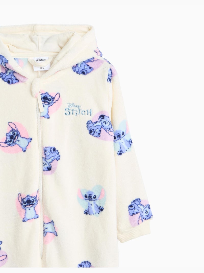 Tutina con cappuccio « stitch » ©disney, mo fashion Beige - Kiabi