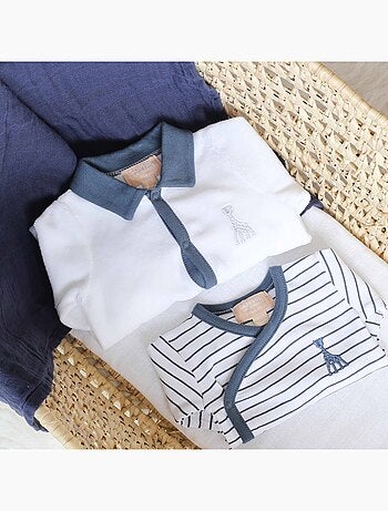 Tutina con colletto polo