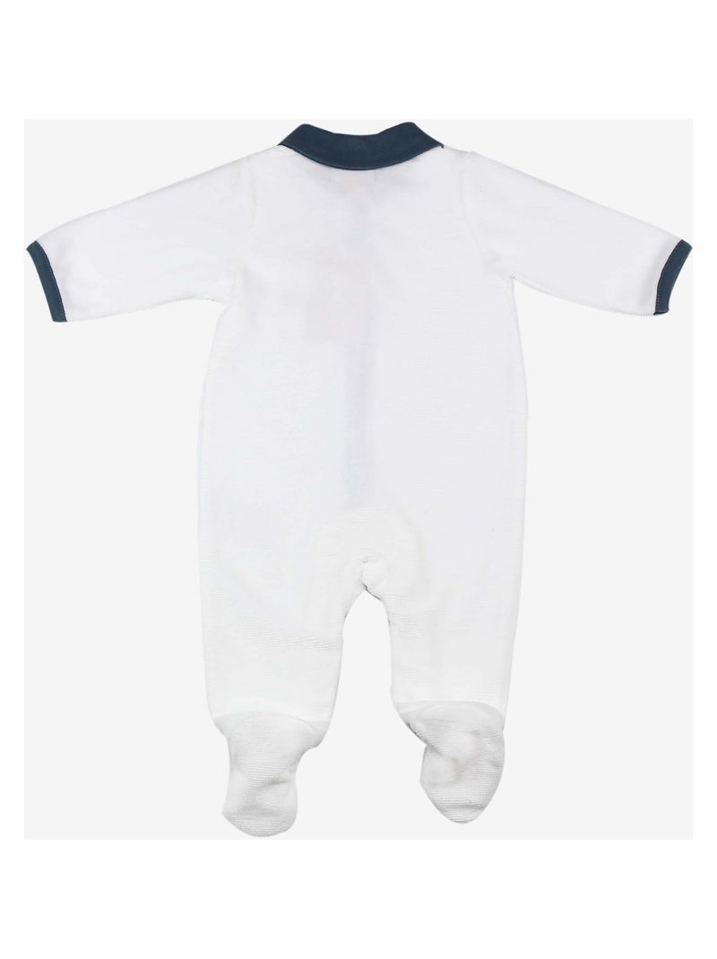 Tutina con colletto polo Blu - Kiabi