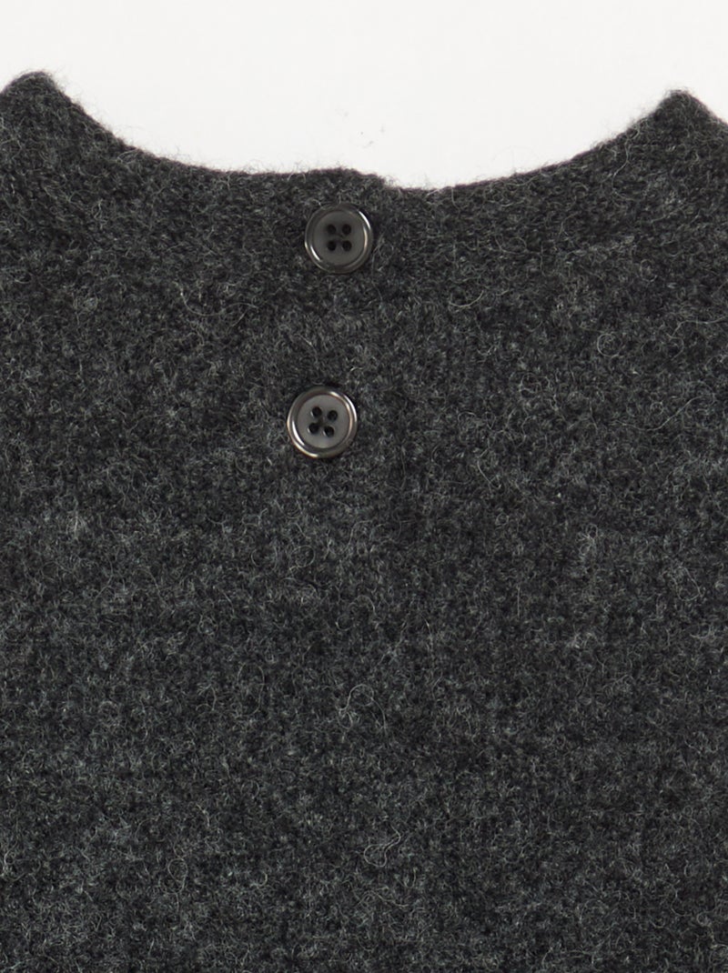 Tutina con corpetto in maglia senza maniche Grigio - Kiabi