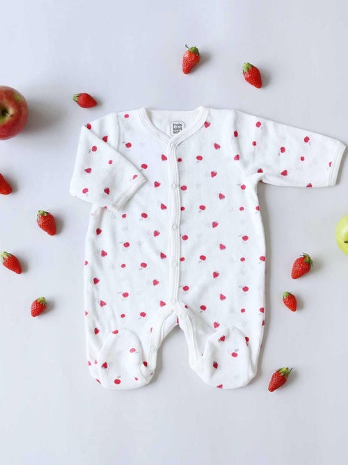 Tutina con motivo a fragola - Kiabi