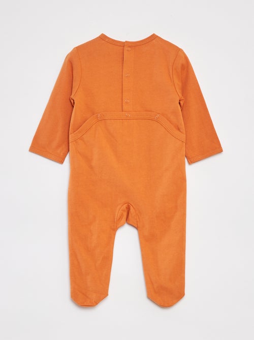 Tutina con piedini con motivi - Kiabi