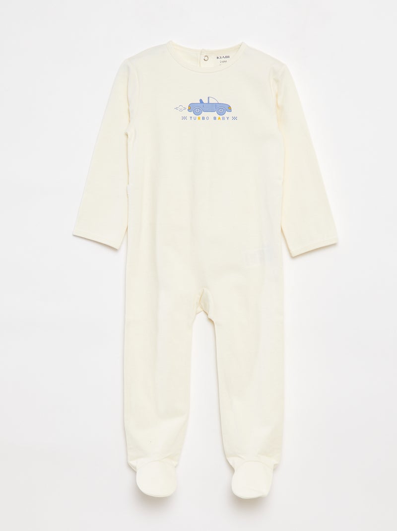 Tutina con stampa BEIGE - Kiabi