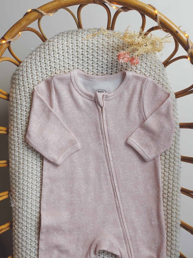 Tutina con zip Rosa - Kiabi