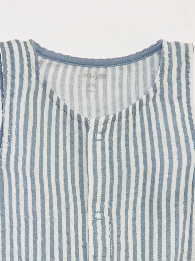 Tutina corta a righe BLU - Kiabi