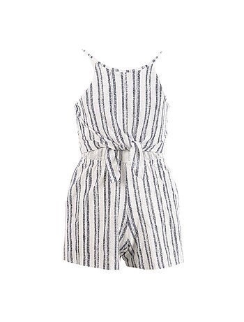 Tutina Corta Bimba Teddy Smith a Righe