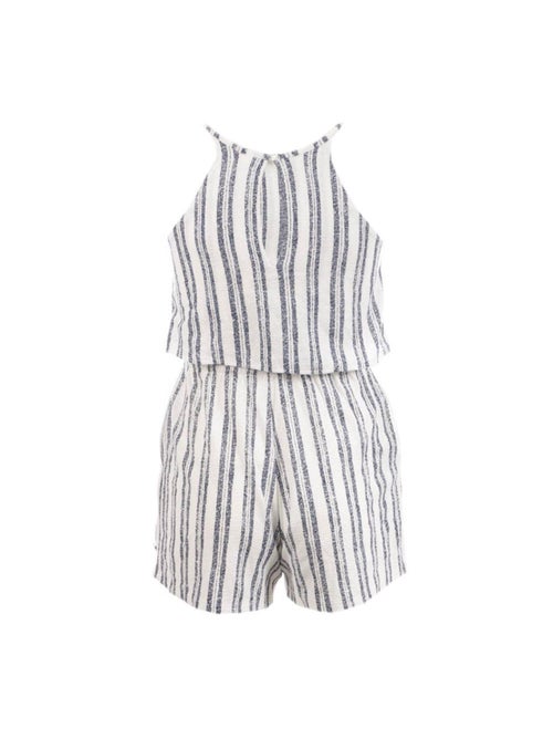 Tutina Corta Bimba Teddy Smith a Righe - Kiabi