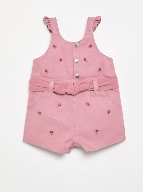 Tutina corta con ricami - Kiabi