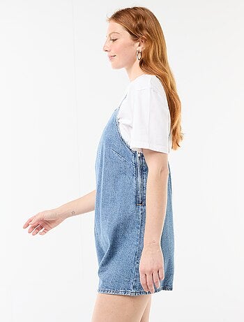 Tutina corta stile salopette