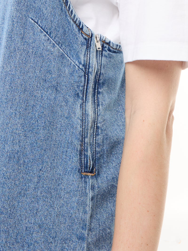 Tutina corta stile salopette Blu - Kiabi