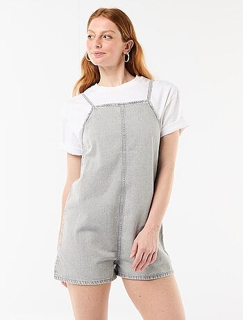 Tutina corta stile salopette