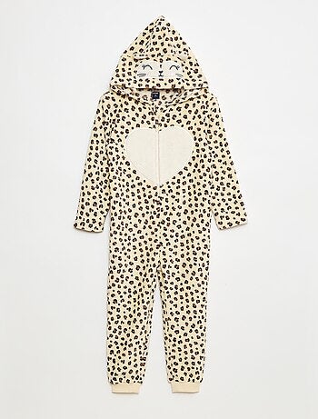 Tutina da notte con cappuccio animato