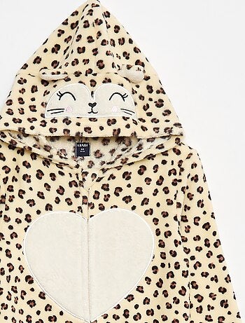 Tutina da notte con cappuccio animato