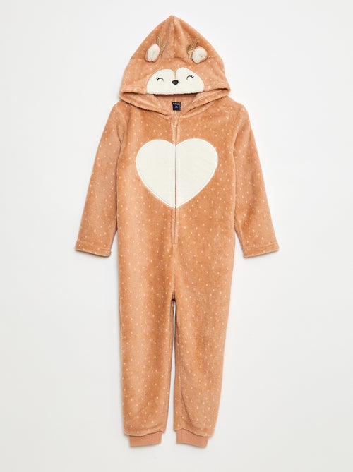 Tutina da notte con cappuccio animato - Kiabi