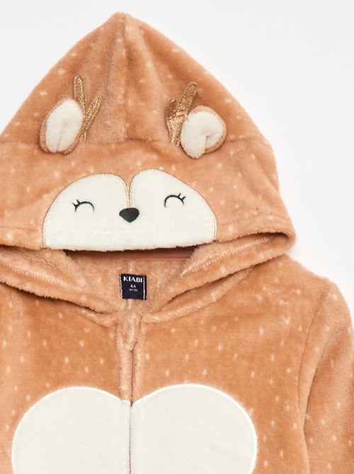 Tutina da notte con cappuccio animato - Kiabi