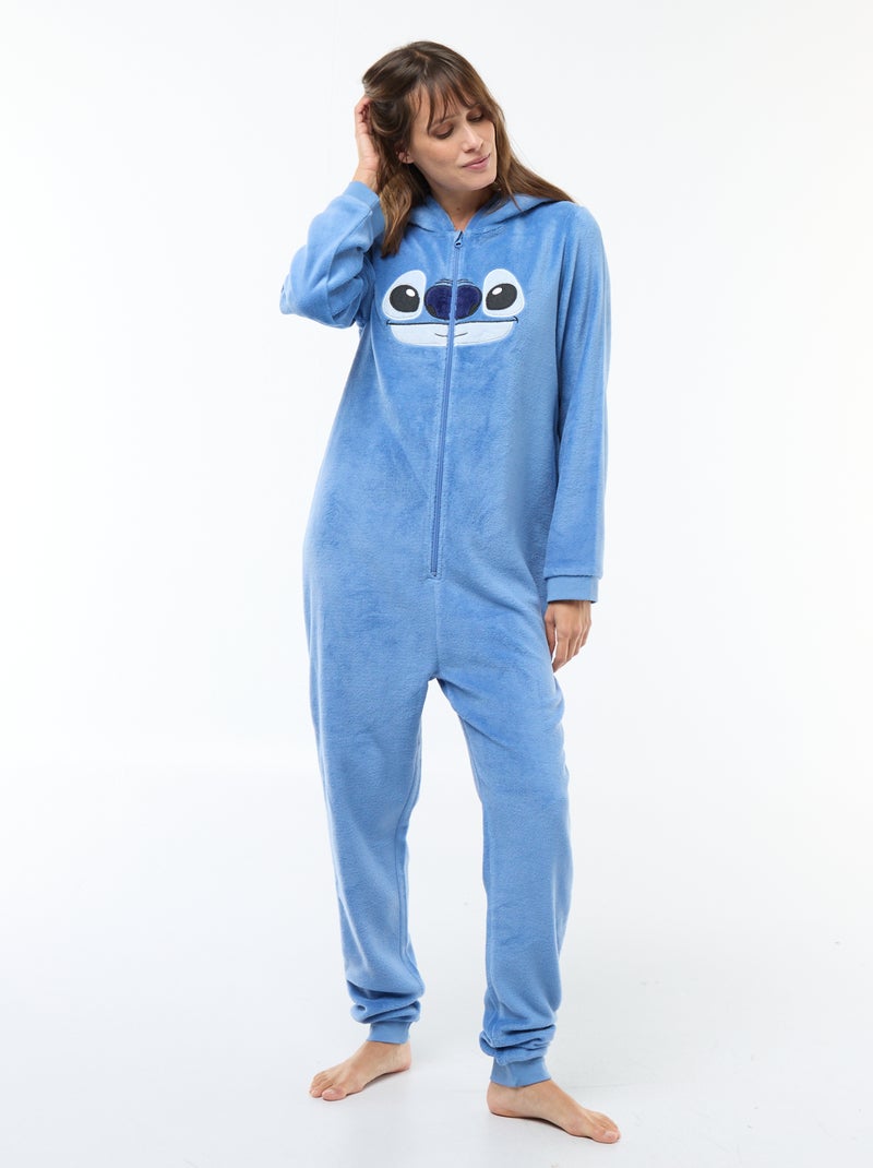 Tutina da notte in pile 'Stitch' 'Disney' Blu - Kiabi