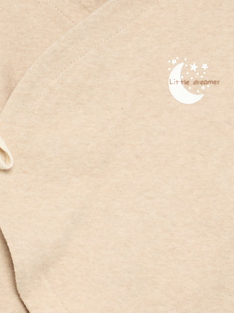 Tutina dormi bene senza piedini Beige - Kiabi