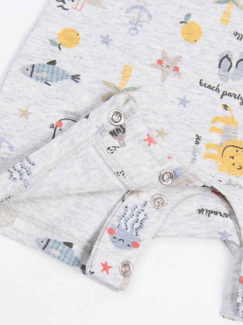 Tutina estiva in cotone biologico | Kitikate Multicolore - Kiabi