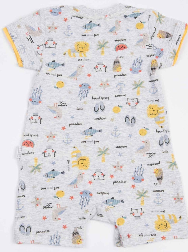 Tutina estiva in cotone biologico | Kitikate Multicolore - Kiabi