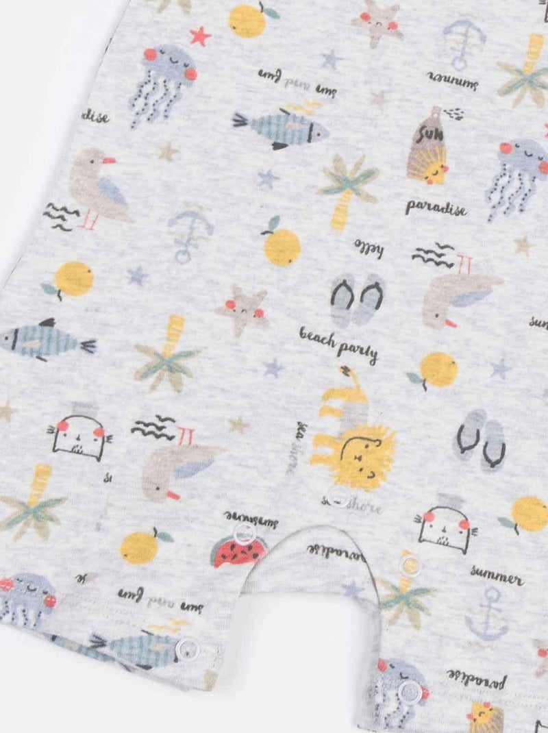 Tutina estiva in cotone biologico | Kitikate Multicolore - Kiabi