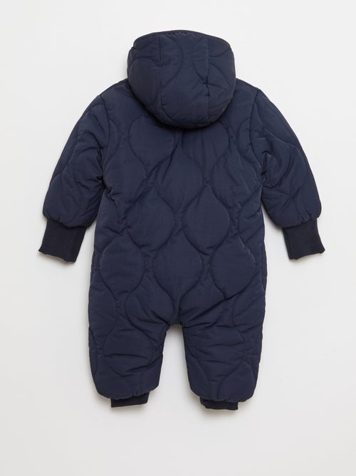 Tutina imbottita senza piedi con fodera effetto montone - Kiabi