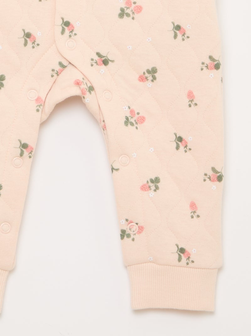 Tutina imbottito senza piedi Rosa - Kiabi