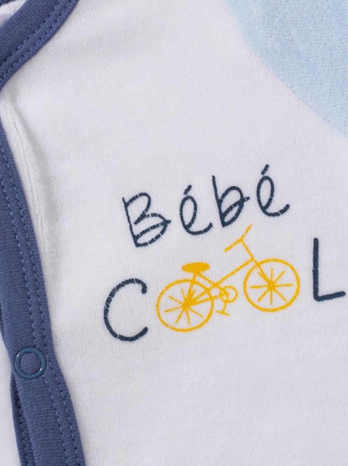 Tutina in ciniglia con tre cuoricini - Kiabi