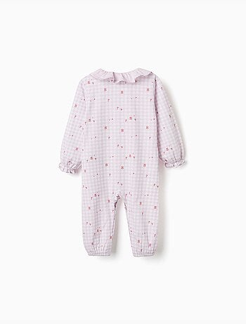 Tutina in cotone a quadretti