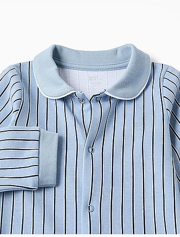 Tutina in cotone a righe