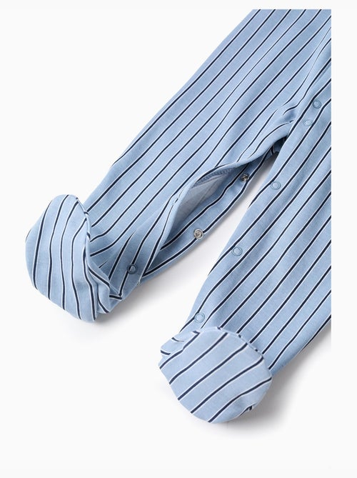 Tutina in cotone a righe - Kiabi