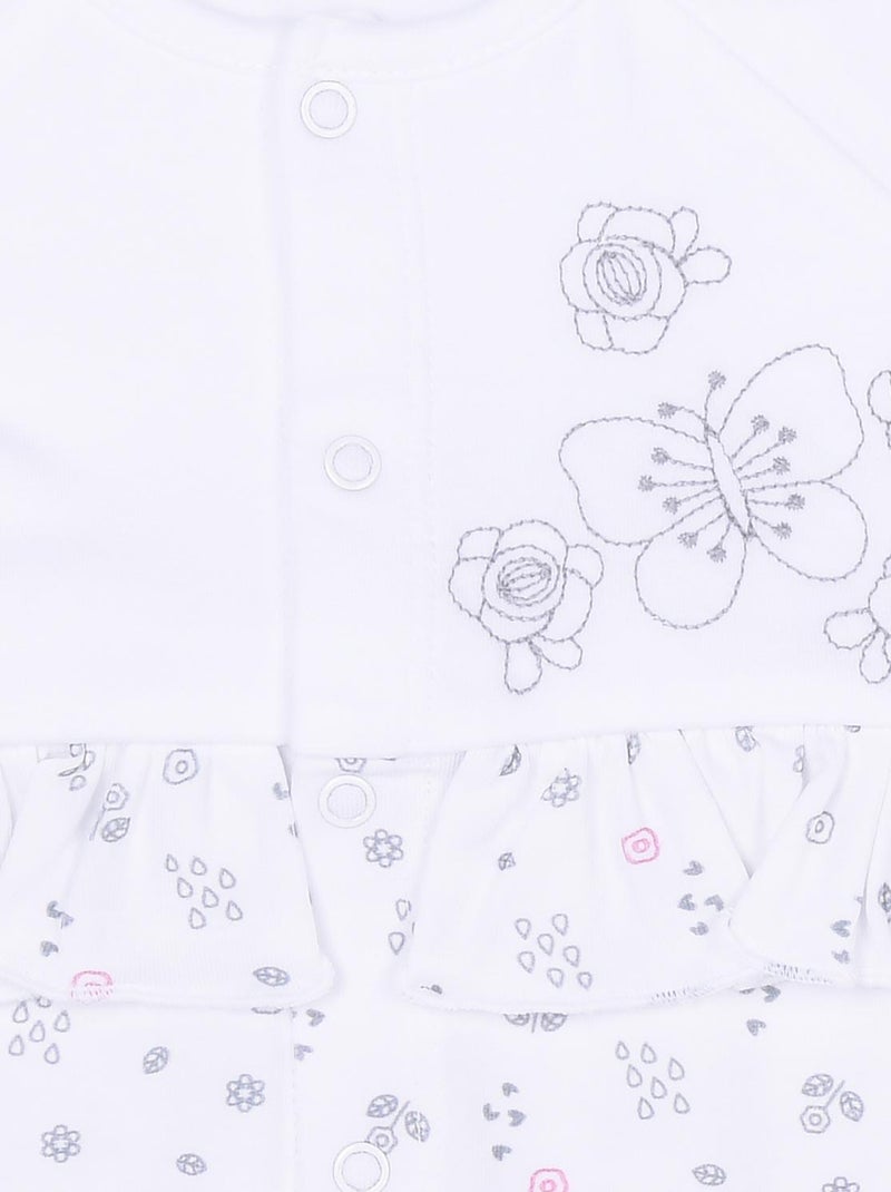 Tutina in cotone biologico, emma | kitikate | kitikate Bianco - Kiabi