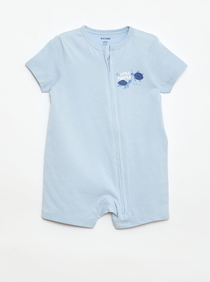 Tutina in cotone Blu - Kiabi