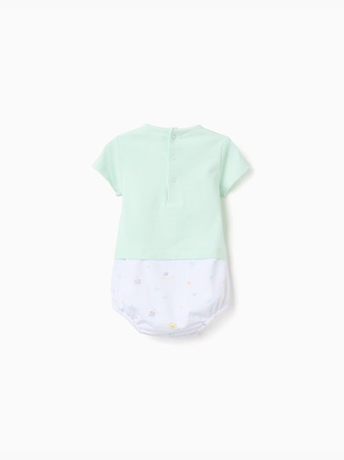 Tutina in cotone con motivo con conchiglie - Kiabi