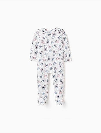 Tutina in cotone con motivo Stitch