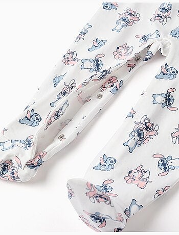 Tutina in cotone con motivo Stitch
