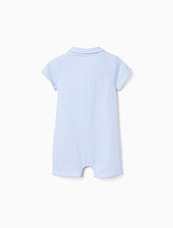 Tutina in cotone con righe