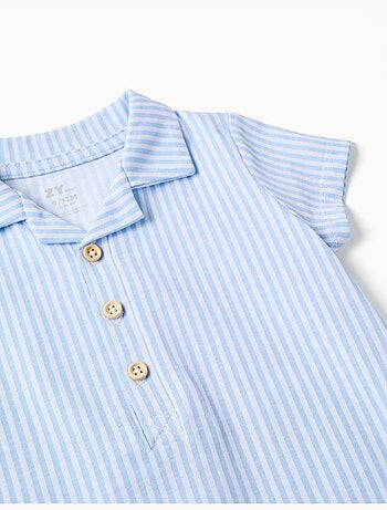 Tutina in cotone con righe