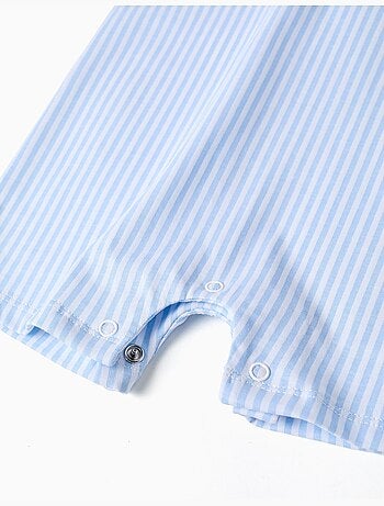 Tutina in cotone con righe