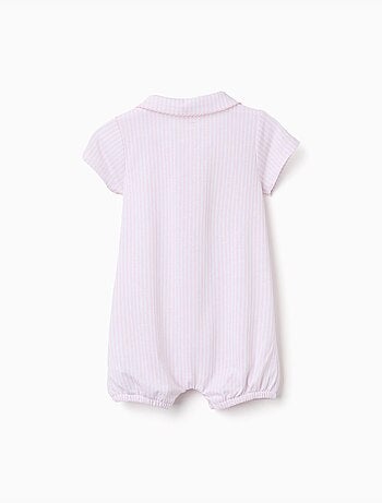 Tutina in cotone con righe