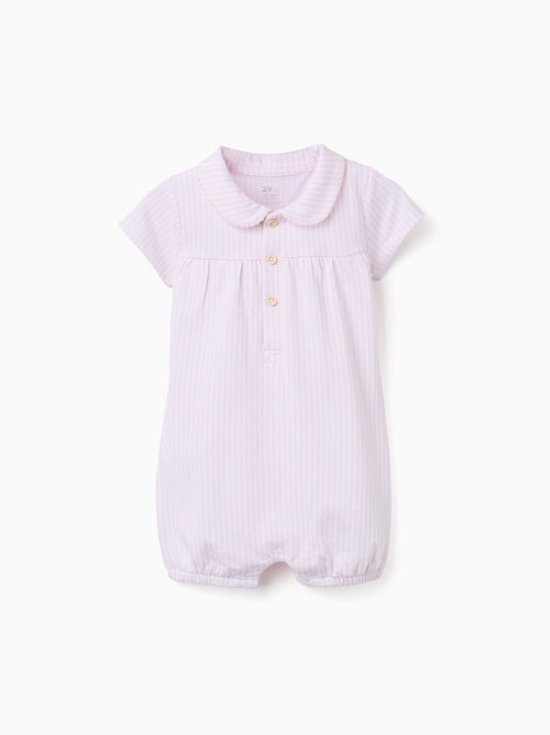 Tutina in cotone con righe - Kiabi