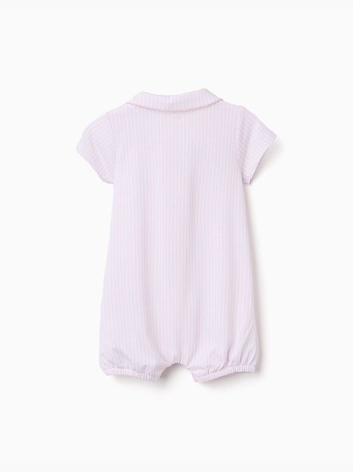 Tutina in cotone con righe - Kiabi