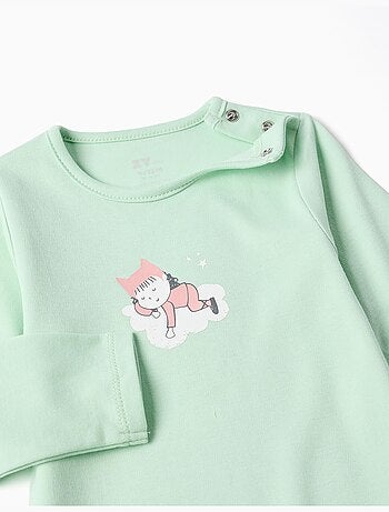 Tutina in cotone con stampa