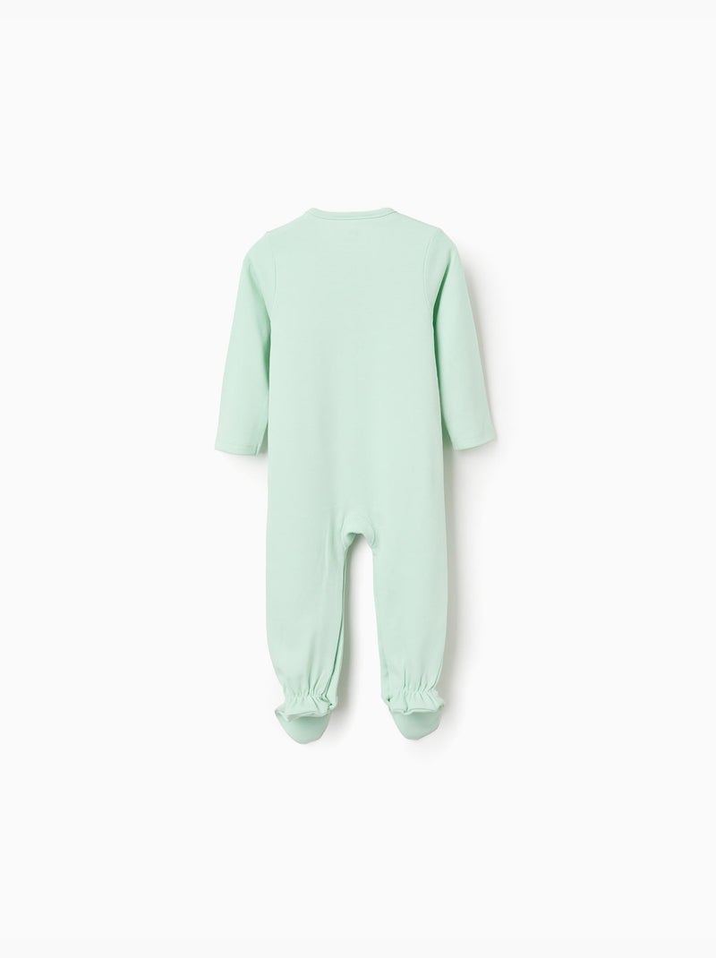 Tutina in cotone con stampa Verde chiaro - Kiabi